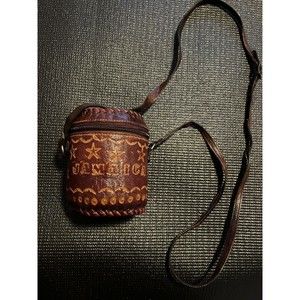 Handmade Jamaica Brown Leather Bongo Bag